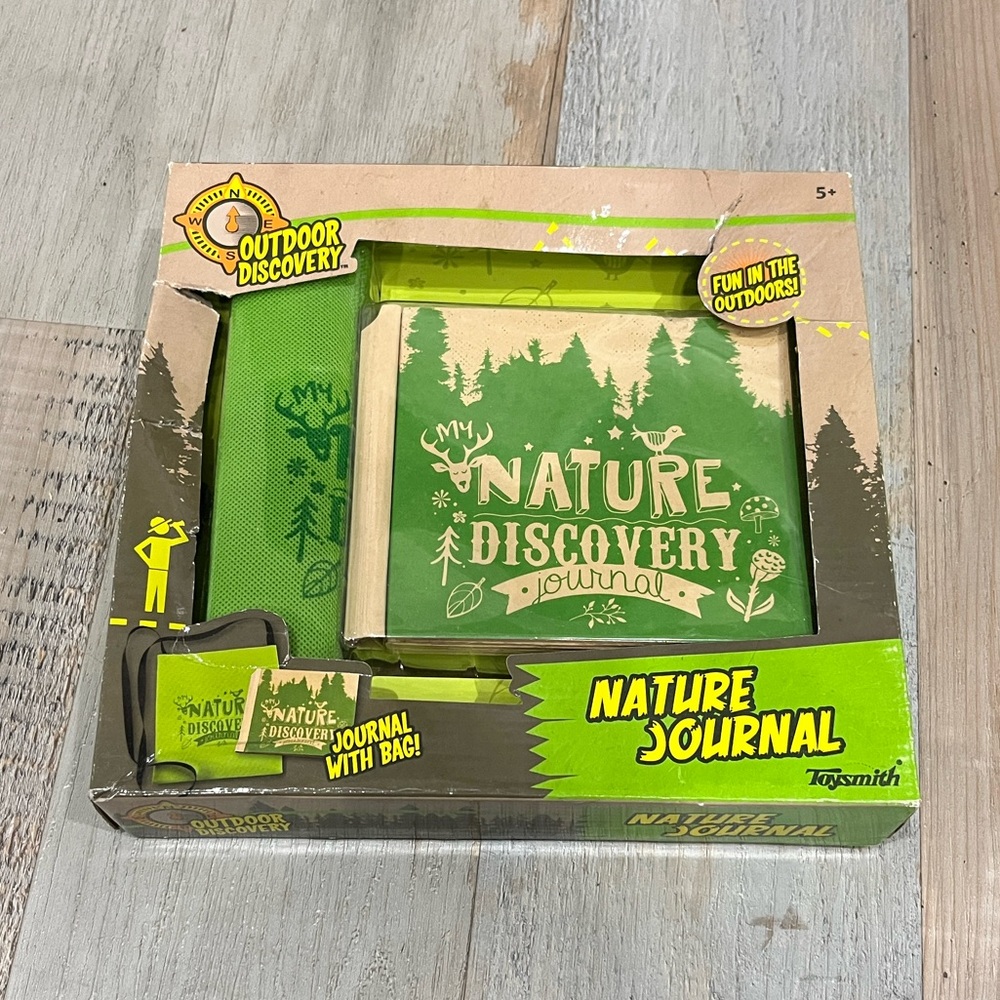 Toy Smith Nature Journal Science Kit Outdoor Discovery Journal Bag Gifts